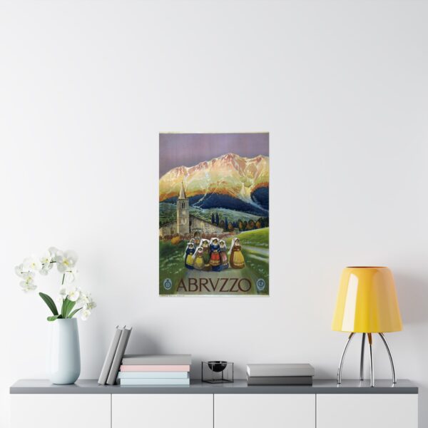 Abruzzo, Alicandri, Italy - ENIT Italian National Tourist Board (c. 1920) - Vintage Travel Poster Print