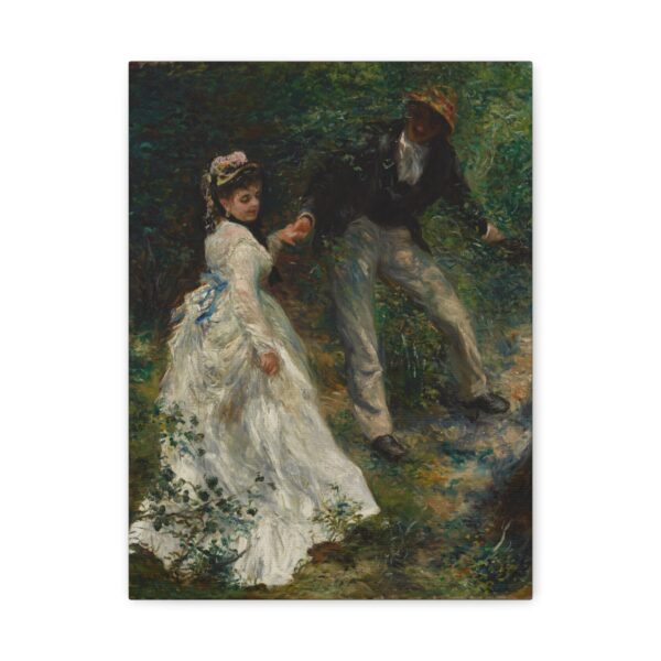 10099656725870377316_2048.jpeg La Promenade - Pierre-Auguste Renoir (1870) - Impressionist Canvas Print