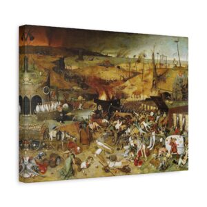 10107703250896229278_2048.jpeg The Triumph of Death - Pieter Bruegel the Elder (c. 1562) - Renaissance Canvas Print