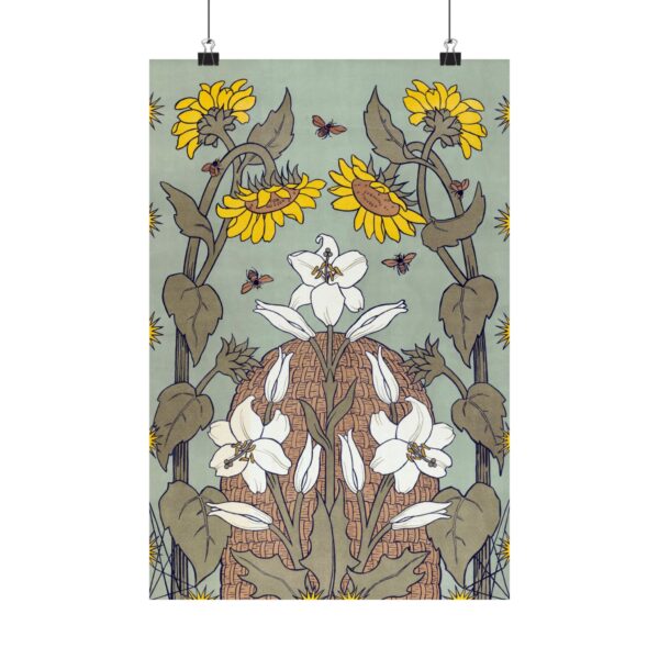 Bees and Beehive - Suze Fokker (1898) - Art Nouveau Poster Print