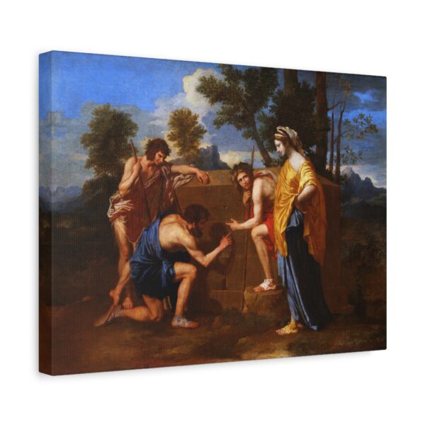 10282931632058188744_2048.jpeg The Arcadian Shepherds (Et in Arcadia Ego) - Nicolas Poussin (c. 1637-38) - Classical Canvas Print