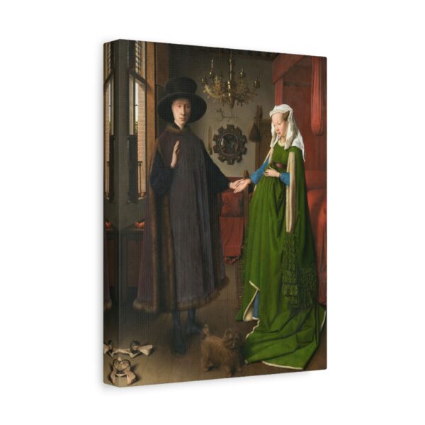 10304574095703467900_2048.jpeg The Arnolfini Portrait - Jan van Eyck (1434) - Renaissance Canvas Print