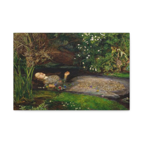 Ophelia - John Everett Millais (c. 1851-1852) - Classical Canvas Print