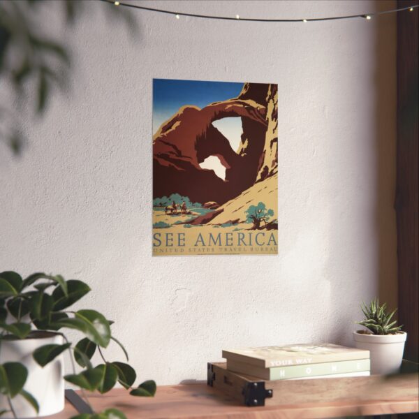 10442364373636073804_2048.jpeg See America, U.S. Travel Bureau - Works Progress Administration (c. 1930s) - Vintage Travel Poster Print