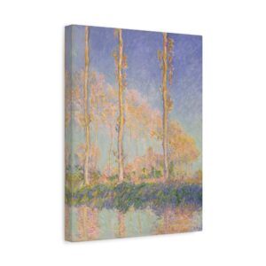 10452246350675759894_2048.jpeg Poplars - Claude Monet (1891) - Impressionist Canvas Print