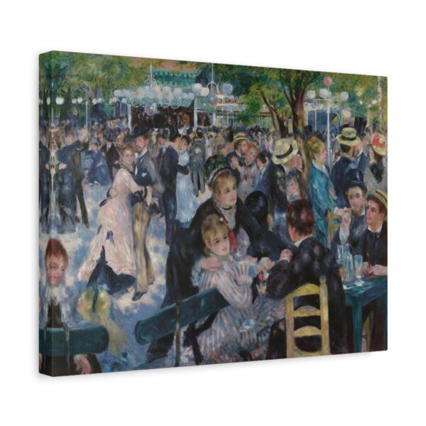 Dance at Le Moulin de la Galette - Pierre-Auguste Renoir (1876) - Impressionist Canvas Print