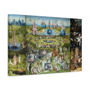 1059417677695349860_2048.jpeg The Garden of Earthly Delights - Hieronymus Bosch (c. 1490-1510) - Renaissance Canvas Print