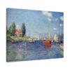 106131208834602029_2048.jpeg Red Boats, Argenteuil - Claude Monet (1875) - Impressionist Canvas Print