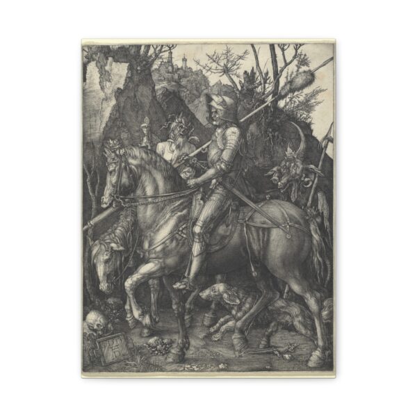 Knight, Death, and the Devil - Albrecht Dürer (1513) - Renaissance Canvas Print