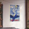 Dans tous les ciels, Air France - R. de Valerio (c. 1930s) - Vintage Travel Poster Print
