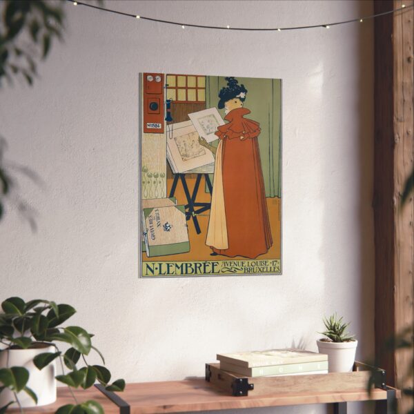 N. Lembrée, Encadrements - Théo Van Rysselberghe (1897) - Art Nouveau Poster Print