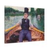 10977179482000184646_2048.jpeg Boating Party - Gustave Caillebotte (1878) - Impressionist Canvas Print