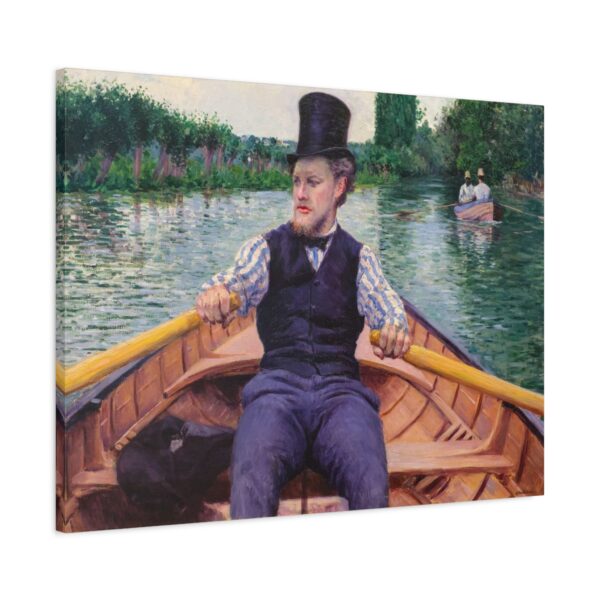 10977179482000184646_2048.jpeg Boating Party - Gustave Caillebotte (1878) - Impressionist Canvas Print