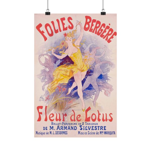 11152179761631780782_2048-1.jpeg Folies Bergère, Fleur de Lotus - Jules Chéret (1893) - Art Nouveau Poster Print
