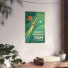 11254993692461664264_2048.jpeg A Brighter Tomorrow, Today - LUNE Original - Atomic Age Poster Print