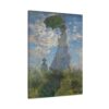 Woman with a Parasol (Madame Monet & Her Son) - Claude Monet (1875) - Impressionist Canvas Print