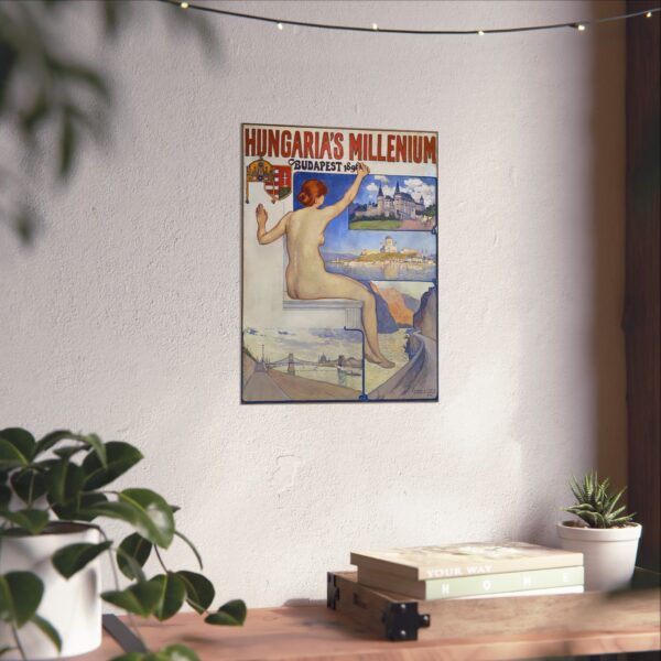 11351943887948677642_2048-1.jpeg Hungaria's Millenium, Budapest 1896 - Théo Van Rysselberghe - Art Nouveau Poster Print