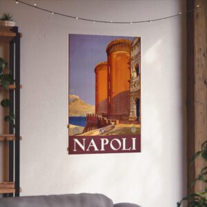 Napoli (Naples), Italy - ENIT Italian National Tourist Board (c. 1920) - Vintage Travel Poster Print