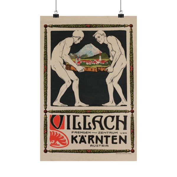 11448787327162067186_2048.jpeg Villach, Kärnten (Carinthia) - Pietro A. Sencig (c. 1900s) - Art Nouveau Poster Print