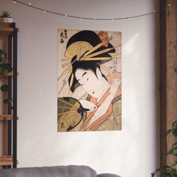 11506758118380530011_2048.jpeg The Courtesan Hanaogi of the Ogiya - Ichirakutei Eisui (c. 1798) - Japanese Woodblock Poster Print