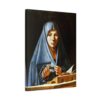 11678135603572952133_2048.jpeg Virgin of the Annunciation - Antonello da Messina (1476) - Renaissance Canvas Print