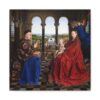 Madonna of Chancellor Rolin - Jan van Eyck (c. 1435) - Renaissance Canvas Print