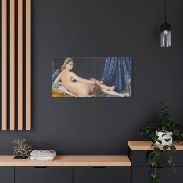118511733238144493_2048.jpeg La Grande Odalisque - Jean-Auguste-Dominique Ingres (1814) - Classical Canvas Print