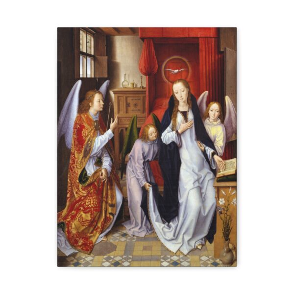 The Annunciation - Hans Memling (c. 1480s) - Renaissance Canvas Print