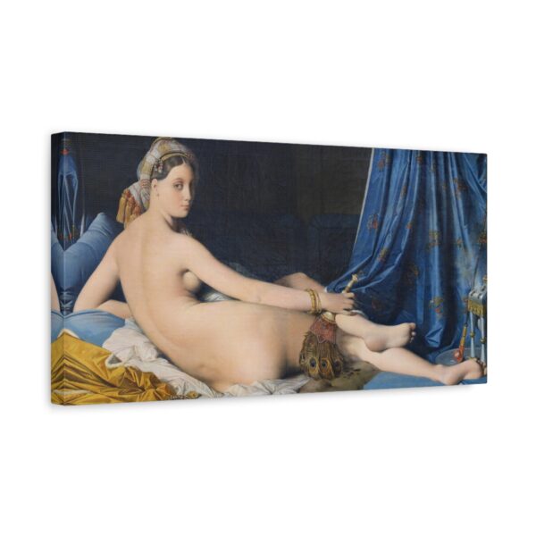 11979581161341606972_2048.jpeg La Grande Odalisque - Jean-Auguste-Dominique Ingres (1814) - Classical Canvas Print