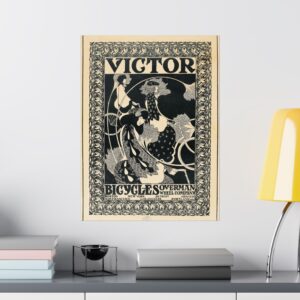 12070298187585877274_2048.jpeg Victor Bicycles ad - William Henry Bradley (c. 1896) - Art Nouveau Poster Print