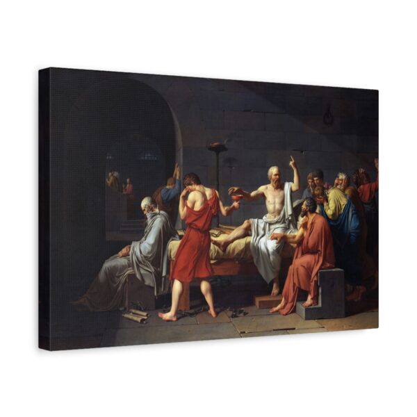 12082078545400313988_2048.jpeg The Death of Socrates - Jacques-Louis David (1787) - Classical Canvas Print
