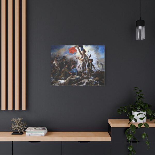 12161620101068404089_2048.jpeg Liberty Leading the People - Eugene Delacroix (1830) - Classical Canvas Print