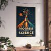 12322787899615365062_2048.jpeg Progress Through Science - LUNE Original - Atomic Age Poster Print