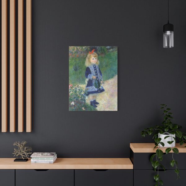 12426343003843426050_2048.jpeg A Girl With a Watering Can - Pierre-Auguste Renoir (1876) - Impressionist Canvas Print