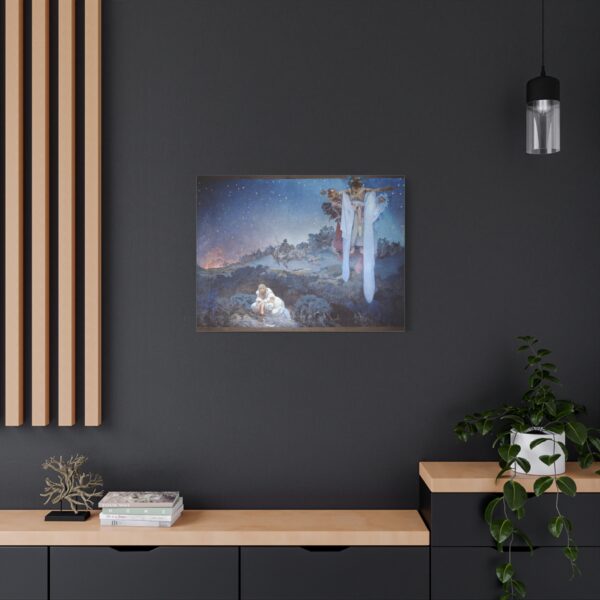 1243764908290131814_2048.jpeg Slavs in their Original Homeland - Alphonse Mucha (1912) - Classical Canvas Print