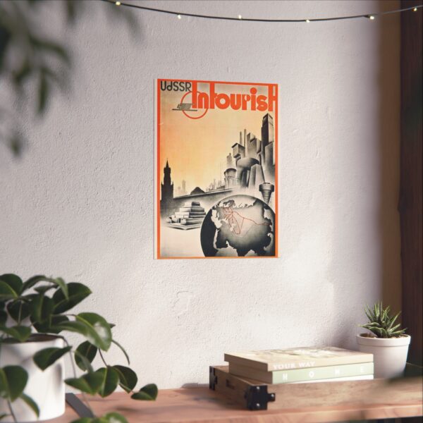 12441867906284920858_2048.jpeg UdSSR - Intourist (1935) - Vintage Travel Poster Print