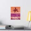 Miami, Florida - LUNE Original - Vintage Travel Poster Print