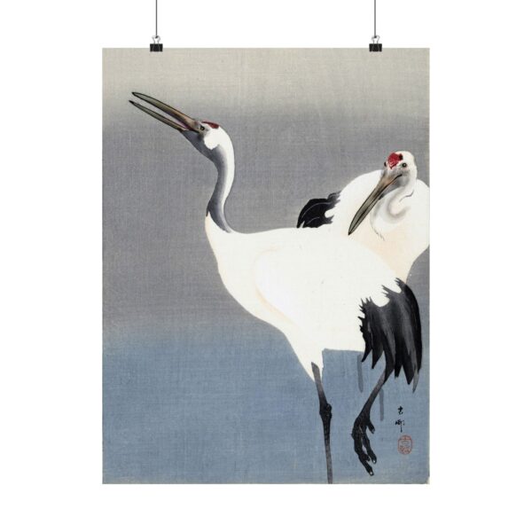 1254321884677513492_2048.jpeg Two Cranes - Ohara Koson (c. 1910) - Japanese Woodblock Poster Print