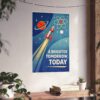 12607402357583153764_2048.jpeg A Brighter Tomorrow, Today - LUNE Original - Atomic Age Poster Print
