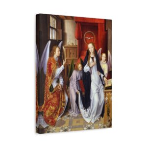 12647261972293036384_2048.jpeg The Annunciation - Hans Memling (c. 1480s) - Renaissance Canvas Print