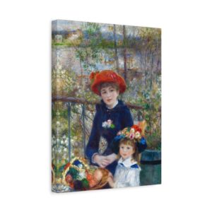 12920704339914907672_2048.jpeg Two Sisters (On the Terrace) - Pierre-Auguste Renoir (1881) - Impressionist Canvas Print