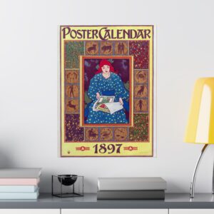 Poster Calendar - Louis John Rhead (1897) - Art Nouveau Poster Print