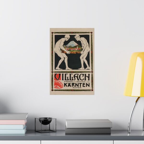 13072286774661954295_2048.jpeg Villach, Kärnten (Carinthia) - Pietro A. Sencig (c. 1900s) - Art Nouveau Poster Print