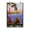 Lake Garda - ENIT Italian National Tourist Board (1924) - Vintage Travel Poster Print