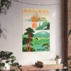 13148933385277401939_2048.jpeg Kirishima, Kagoshima Prefecture, Retreat of Spirits - Japanese Rail (c. 1930s) - Vintage Travel Poster Print
