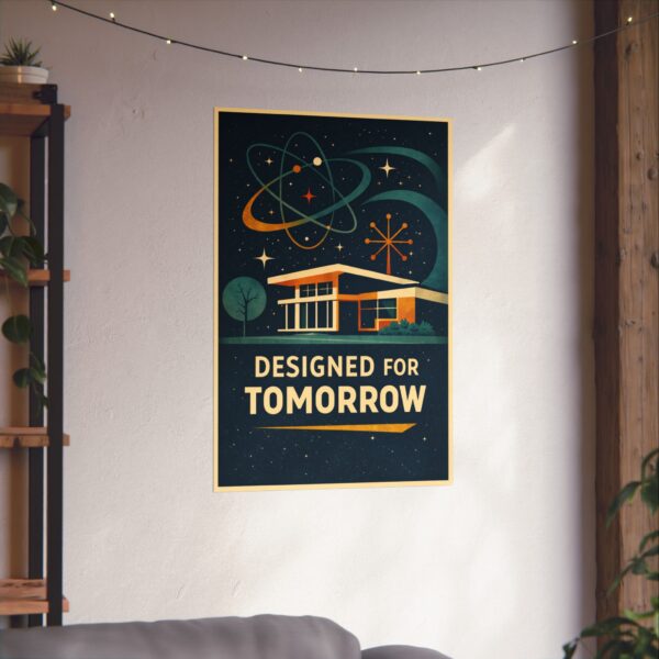 13163105772557676464_2048.jpeg Designed for Tomorrow - LUNE Original - Atomic Age Poster Print