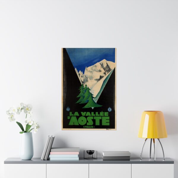 13285925038702505988_2048.jpeg La Vallee d'Aoste (Italie) - ENIT Italian National Tourist Board - Vintage Travel Poster Print