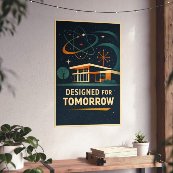 13337273719722672559_2048.jpeg Designed for Tomorrow - LUNE Original - Atomic Age Poster Print