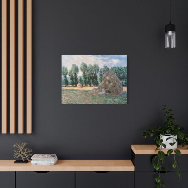 Haystacks - Claude Monet (1885) - Impressionist Canvas Print