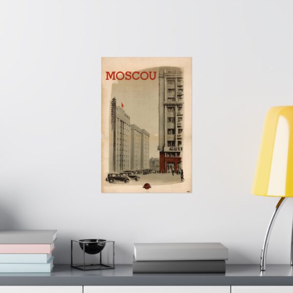 13530763885084133278_2048.jpeg Moscou (Moscow) - Intourist (1936) - Vintage Travel Poster Print